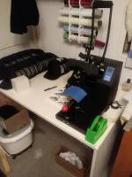 Finally get to finiah tbis hat order. This heat press is amazing 5