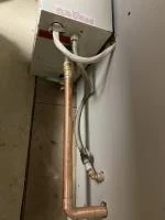 Steam generator just after installing seems good 5