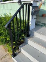 Good price, fairly sturdy even when mounted on wood stairs 4