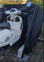 VEVOR Motorrad Abdeckungen, Faltgarage für Motorroller 5