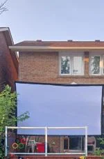 150" outdoor screen by Vevor 5