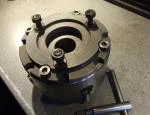 A 4 jaw chuck to fit a mini lathe 5