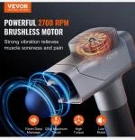 Vevor deep tissue massage rehabilitation gun  5
