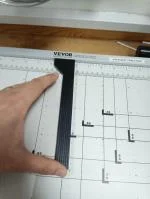 Cortador de papel VEVOR, aparador de guilhotina 4