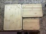 Very nice cutting boards. Heavier than expected. 5