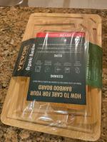 Very nice cutting boards. Heavier than expected. 5
