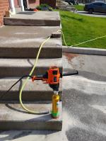 DIY Concrete Core Drill into Concrete Steps 5