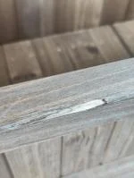 Fioriere da Esterno in Legno Rialzate con Fori di Drenaggio 2
