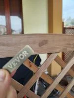 Fioriere da Esterno in Legno Rialzate con Fori di Drenaggio 2