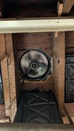 Attic ventilation on 100yr old house.  5