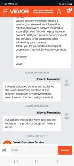 Bad customer service and bad product avoid 1
