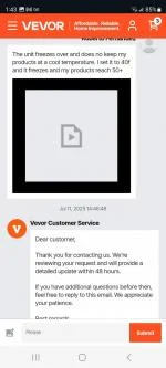 Bad customer service and bad product avoid 1