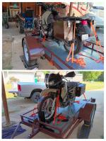 Bike Stand on Tip Trailer 5