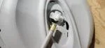 Enrouleur de tuyau rétractable VEVOR, 115 pi x 1/2 po, support pivotant à 180°, montage mural, enrouleur de tuyau d'arrosage avec buse à 9 modes, rembobinage automatique, verrouillage à n'importe 1