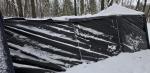 Carport ruined in one snow fall.  1