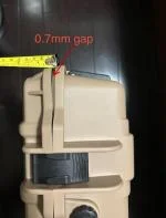 Disappointment - huge gaps - Definitely NOT IP67 1