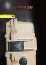 Disappointment - huge gaps - Definitely NOT IP67 1