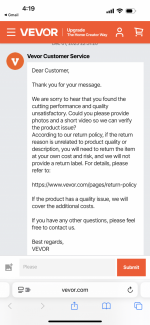 Do not purchase anything from this company  1