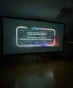 100'' projection screen at a good price 5