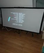 100'' projection screen at a good price 5