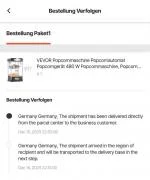 Bestellung nicht erhalten 1