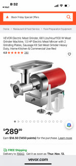 Poor quality meat grinder  2