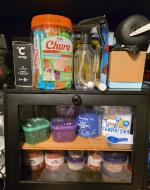 Beautiful counter storage 5