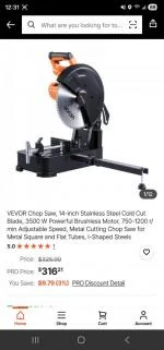 SAW HAS INCORRECT WIRING FOR 240V 1