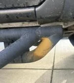 Person with new rust coated running boards 3