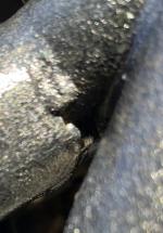 Person with new rust coated running boards 3