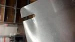 Freidora abollada y sucia 1