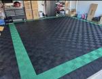 Vevor drainage green tile   Garage  5