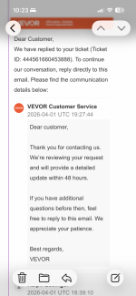 Damaged on Delivery and Weak Customer Service 1
