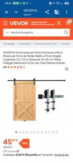 Kit porte scorrevoli 2