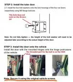 Nice doors, POOR instructions 4
