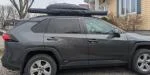 Awning to protect from sun and rain while caravaning 5