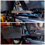 Mand achterop scootmobiel  3