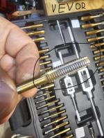 VEVOR Titanium-Coated Steel Tap and Die Set, 86-Piece Metric and SAE 2
