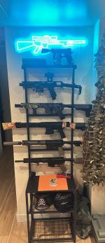 Okay Little Display Stand But Will Warp Overtime When Hanging Rifles Make Sure You Mount Them To The Wall! 4