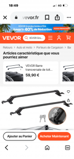 barre de toit universelles 5