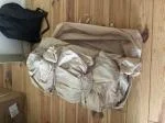Box damaged and wet, tent looks previously opened 1