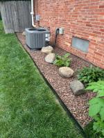 Side of house edging project went well 5