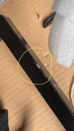 Item has cosmetic damaged.  3