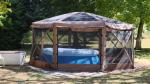 Tente, tonnelle de jardin ronde 5