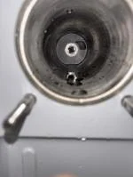 Black goo and plastic burrs 1
