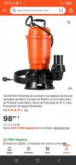 Error en la paguina de veta  1