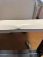 When I pulled it out of the box it was bent  5