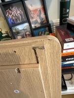 The furniture came damaged  3