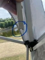 Bad tent, and bad customer service. 1