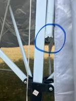 Bad tent, and bad customer service. 1